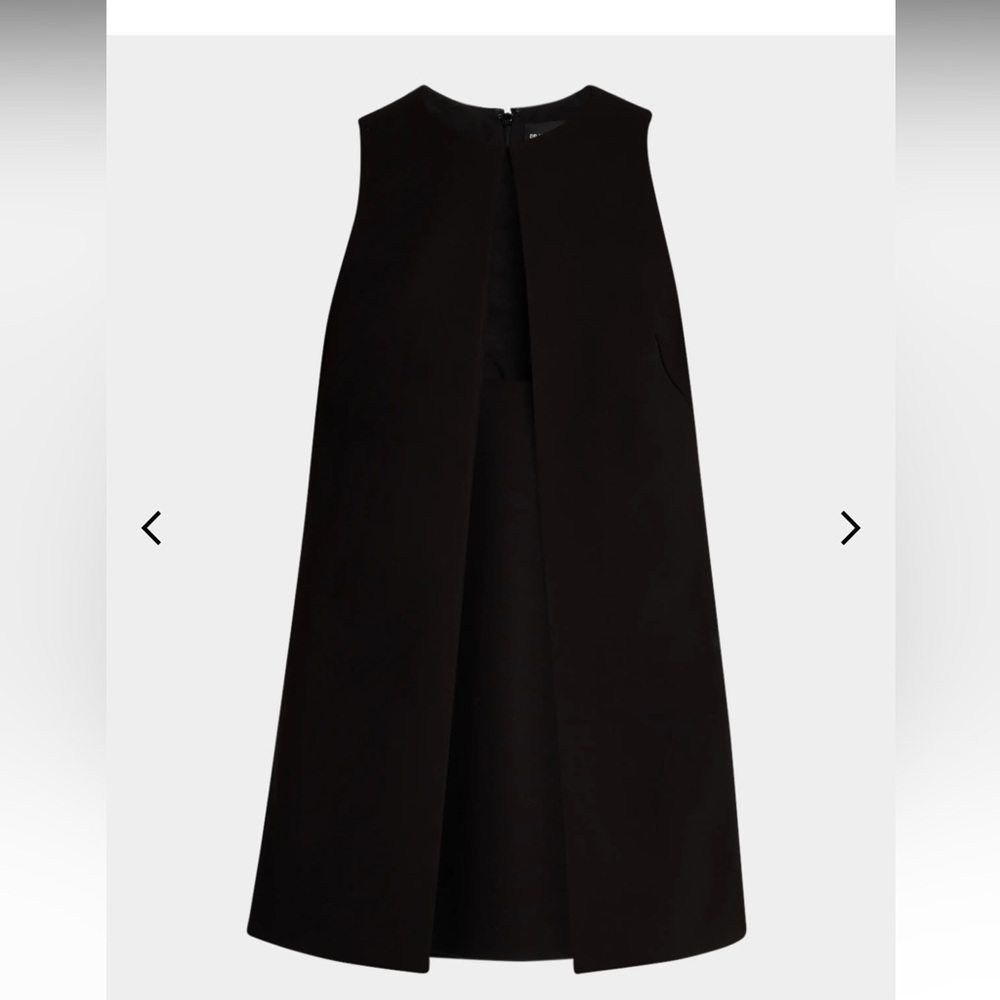 Brandon Maxwell Black Sleeveless dress